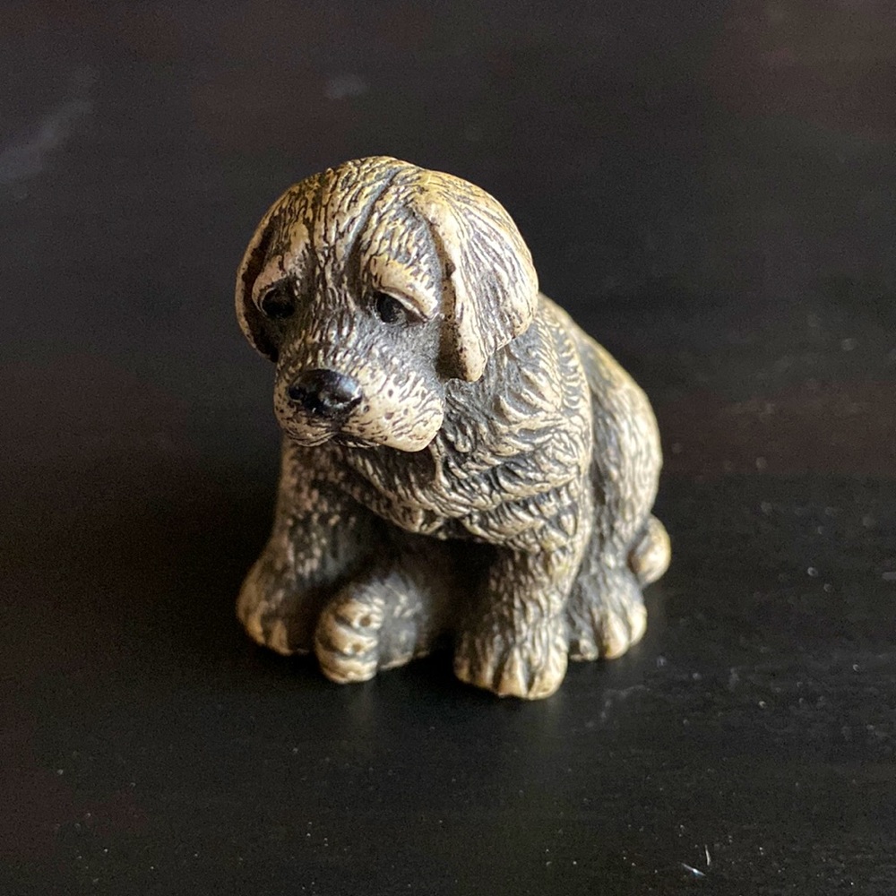 SOLD - Small dog statue